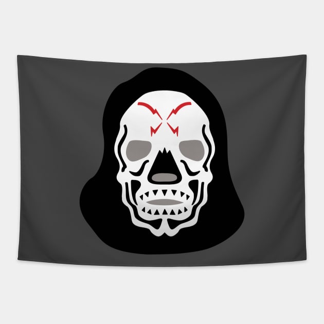 La Parka Mask Small Tapestry by Slightly Sketchy