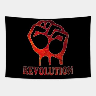 REVOLUTION Fist Pump Tapestry