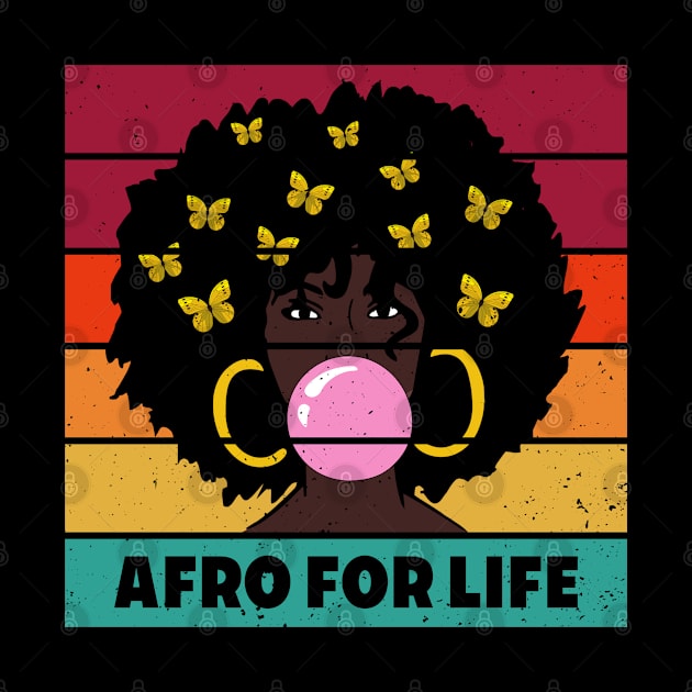 Funny Black History Month African American Pride, Black Girl Melanin Afro Women Retro by 96cazador