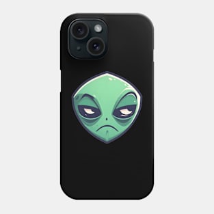 Grumpy Alien - 1 Phone Case