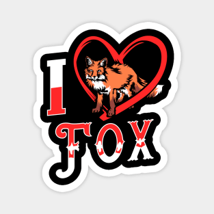 Fox | I love fox Magnet