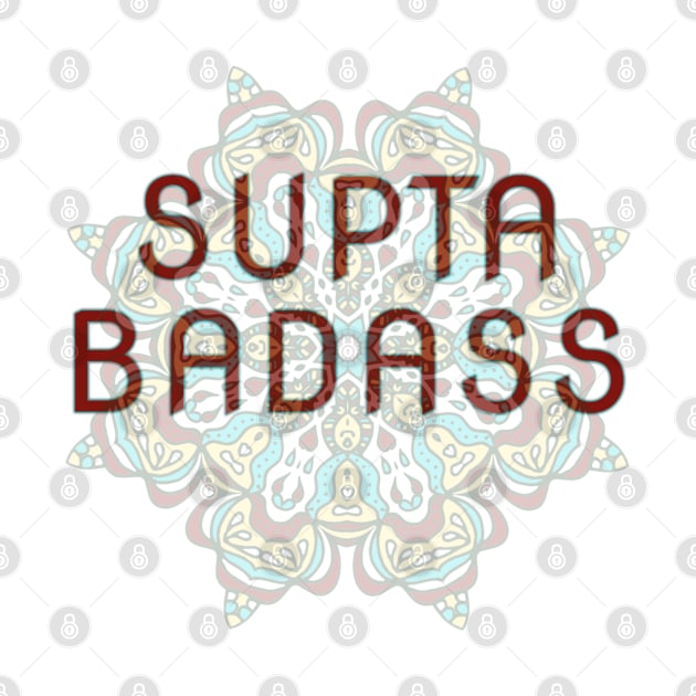 Supta Badass, Supine, Yoga Pose by Style Conscious