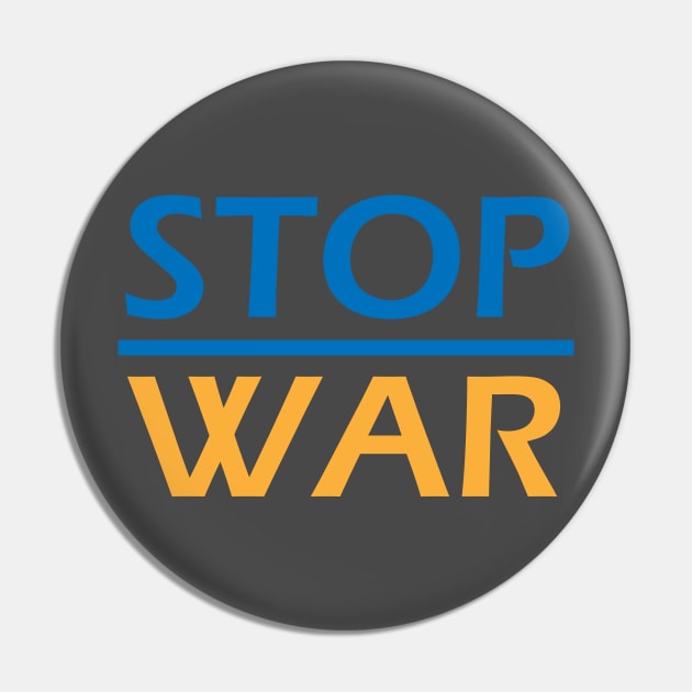 Stop War Pin by ADD T-Shirt