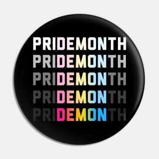 PriDEMONth pan Pin