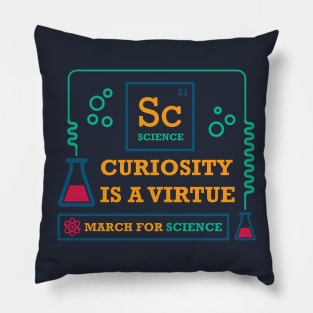 Curiosity is a Virtue Pillow