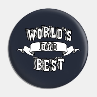 World's Best Dad Pin