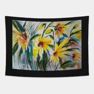 Ode to Sunflowers Tapestry