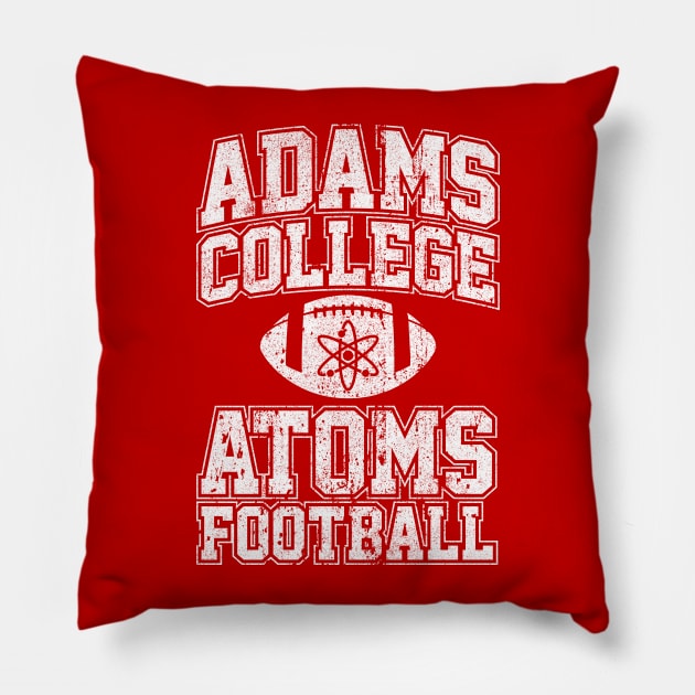 Adam's College Atoms Football (Variant) Pillow by huckblade