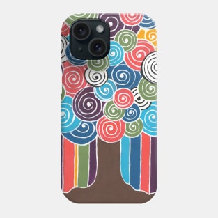 Spiral Of Life Tree Phone Case