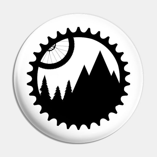 mtb Pin by Bongonation