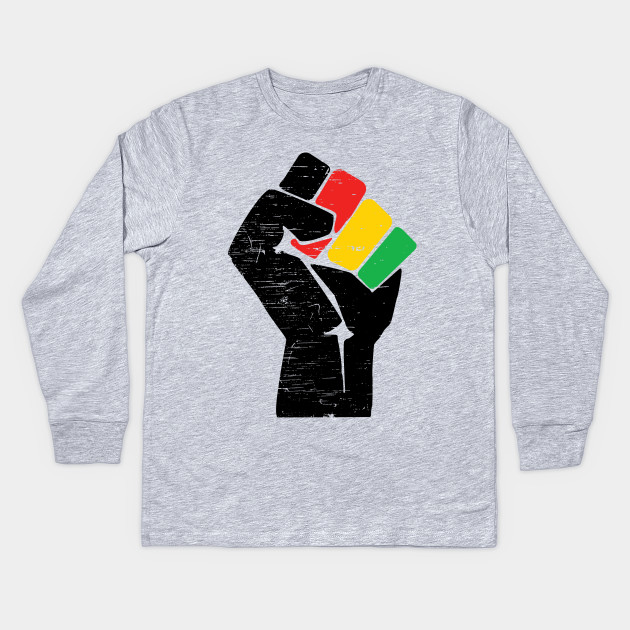 Black History Month Black Pride Distressed Design Black History Month Kinder Long Sleeve T Shirt Teepublic De