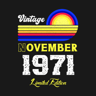 Vintage November 1971 T-Shirt