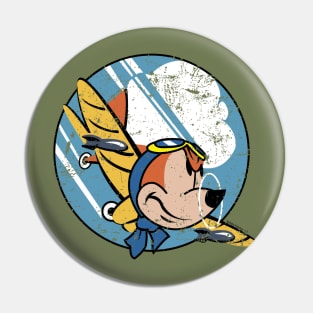 Ellington Field TX, WW2 fighter logo Pin