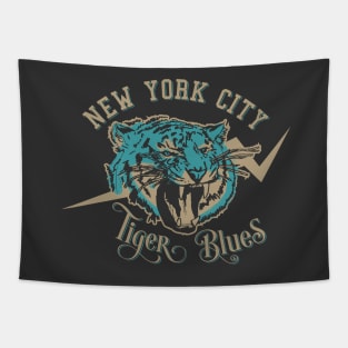 Blue Tiger Blues Tapestry