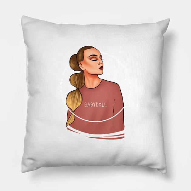 Babydoll - Perrie Pillow by CharlottePenn