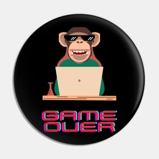 funny monkey game over Pin