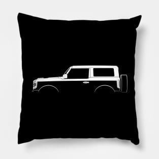 Ford Bronco 2-Door (2021) Silhouette Pillow