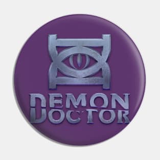 Demon Doctor Logo Shirt Pin