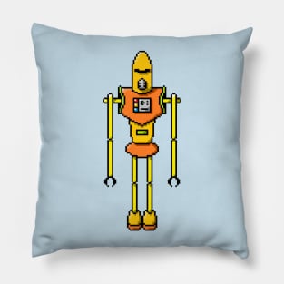 Pixel Robot 007 Pillow