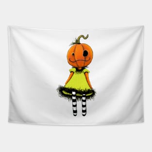 Pumpkin Doll Tapestry