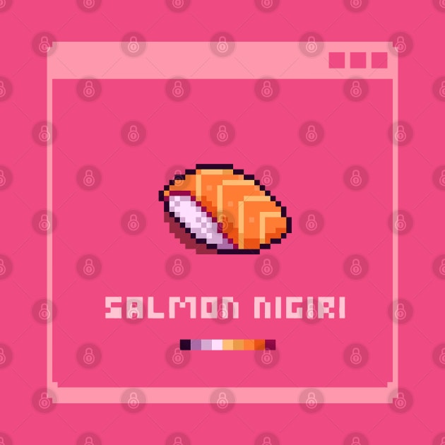 Salmon Nigiri By Kian Pixel by Nigiri by KianPixel