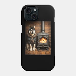 Siberian husky Phone Case