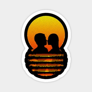 Romantic Sunset Magnet