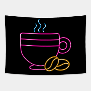 Coffee Line Light Tapestry