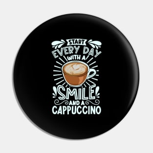 Smile with Cappuccino Pin