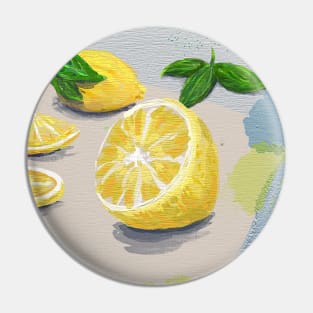 Lemon Slices - Painting Pin