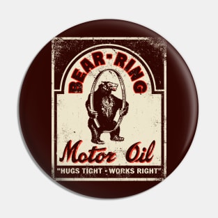 Vintage Bear-Ring Motor Oil Pin