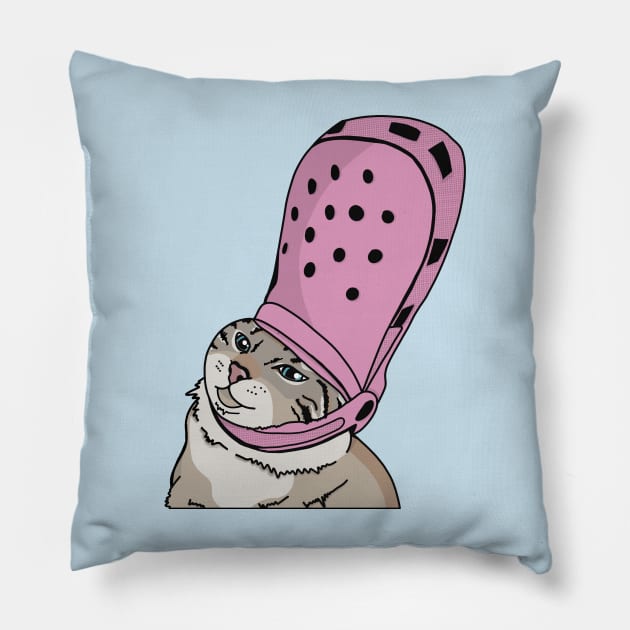 Pope Cat III Pillow by N3RDYCATS