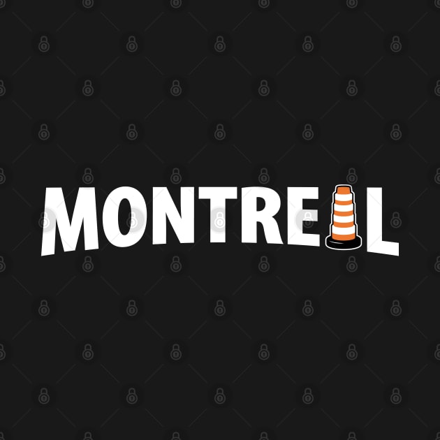 Montreal Traffic Cone by Wasabi Snake