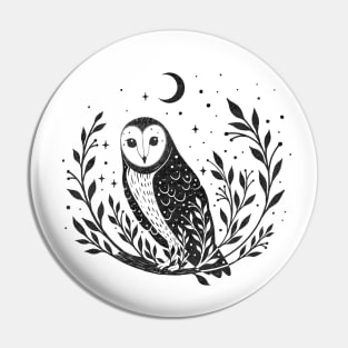 Owl Moon Pin