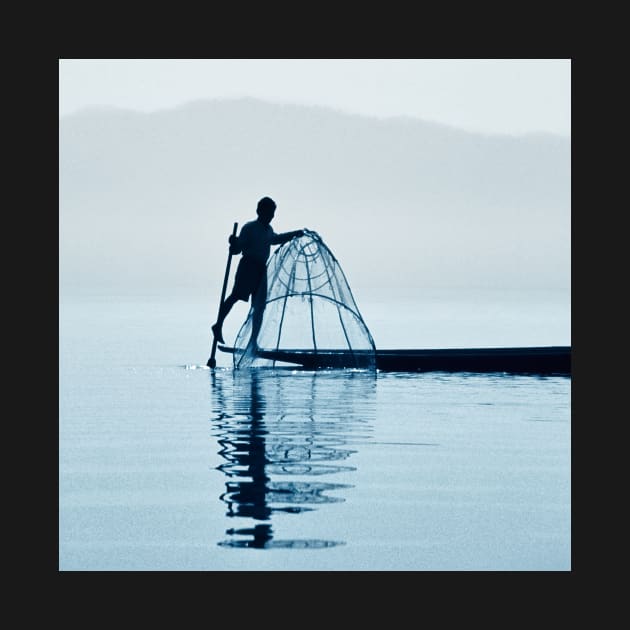 Lake Inle Leg Rower by GrahamPrentice