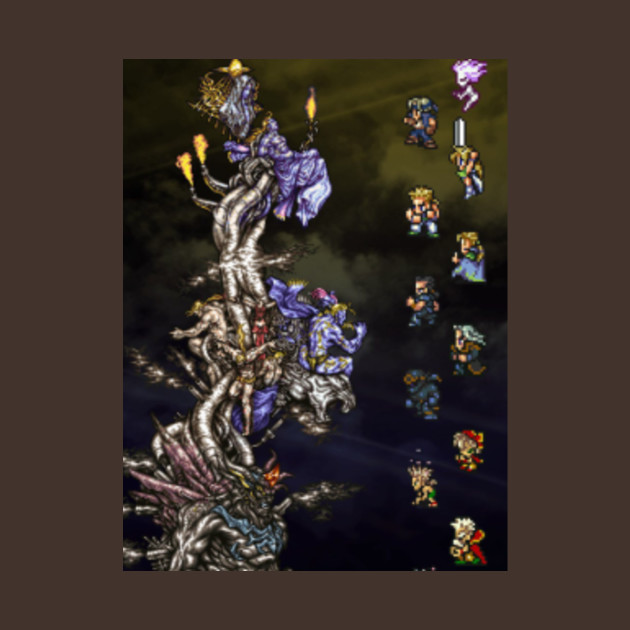 Final Fantasy Vi 6 Rpg Classic Snes Video Game Art Design