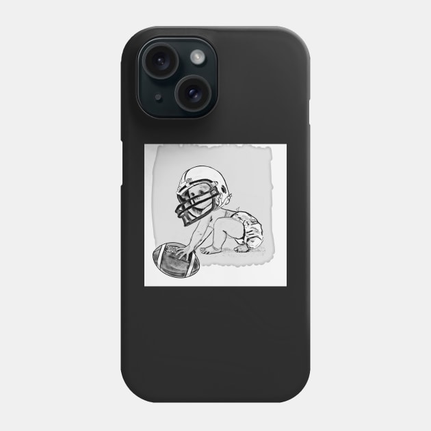 Football  baby Phone Case by mursart68