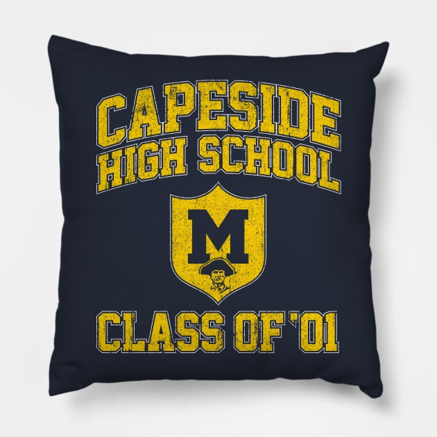 Capeside High School Class of 01 (Dawson's Creek) Pillow by huckblade
