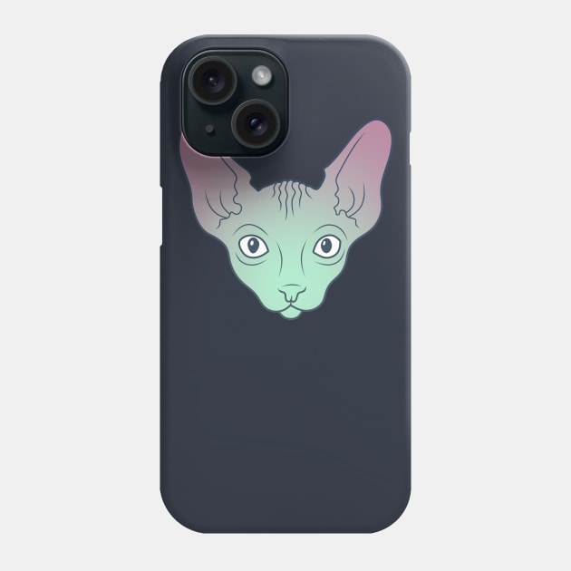 Alien Sphynx Cat Phone Case by ArtFork