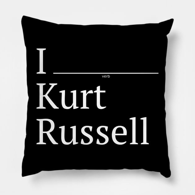 I (verb) Kurt Russell Pillow by 12&24