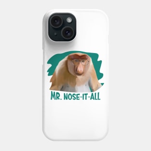 Punny Proboscis Monkey Phone Case