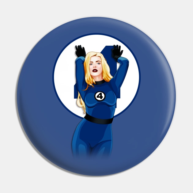 The Invisible Woman Pin by planedrifter