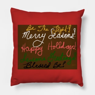 Happy Holidays! Pillow