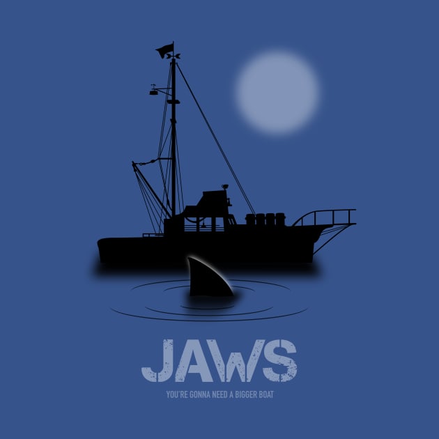 Jaws - Alternative Movie Poster by MoviePosterBoy