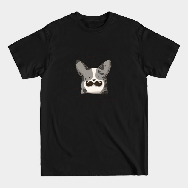 Discover Movember - Cardigan Welsh Corgi Edition - Movember Illustration - T-Shirt