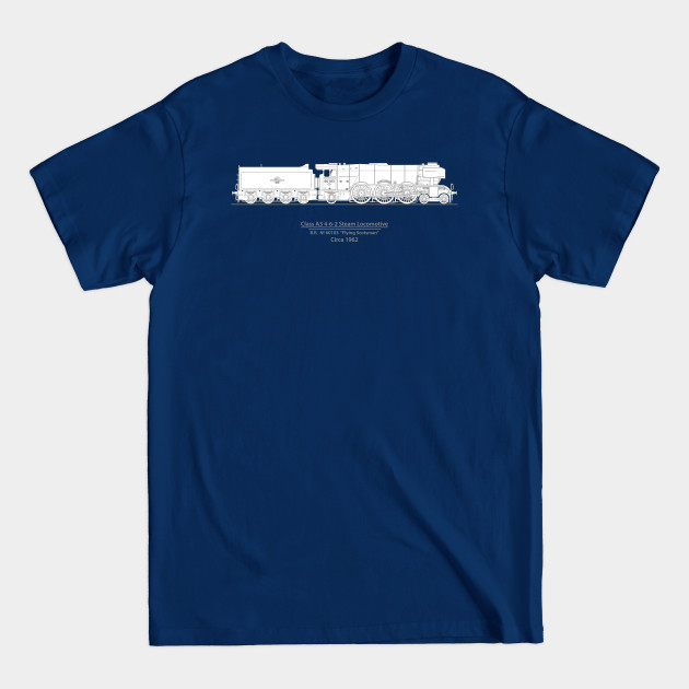 Disover Flying Scotsman Circa 1962 - Flying Scotsman Steam Train - T-Shirt