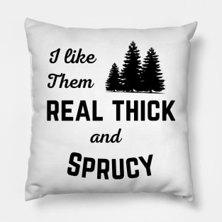 Spruce Tree Holiday Tee Pillow