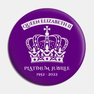 Queen's Platinum Jubilee | Crown Design Pin