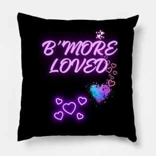 B'MORE LOVED HEART DESIGN Pillow