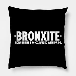 Bronxites Typography Tee – Embrace the Bronx Spirit Pillow